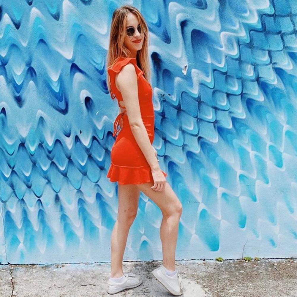 Red dress